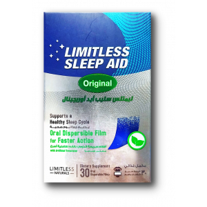 LIMITLESS SLEEP AID ORIGINAL ( MELATONIN 2 MG ) FOR A HEALTHY SLEEP CYCLE — DIETARY SUPPLEMENT 30 ORAL DISPERSIBLE FILMS